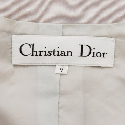 クリスチャンディオール Christian Dior 半袖ジャケットx スカート セットアップ グレー WS8570