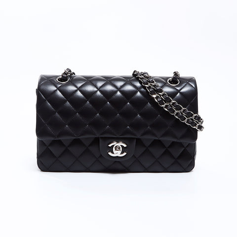 Chanel Chanel 16e sac à épaule Matelasse en peau d'agneau noir WS8580