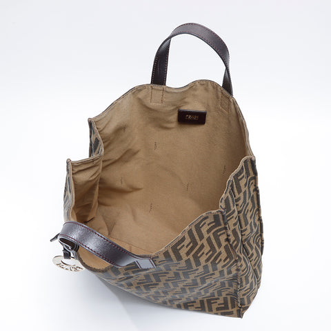 Fendi Zucca Canvas Tote Brown WS8581