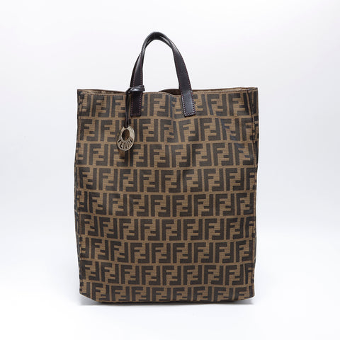 Fendi Zucca Canvas Tote Brown WS8581