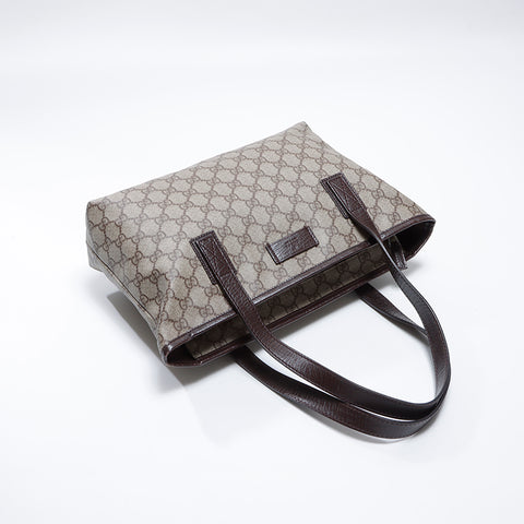 グッチ GUCCI GG シマ PVC ショルダーバッグ ベージュ WS8583