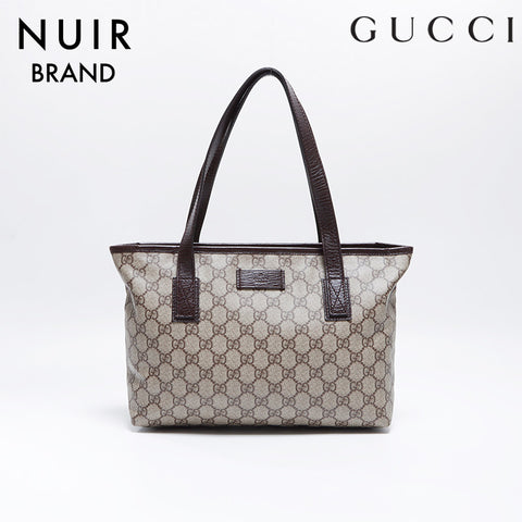 Gucci GG Shima PVC Shoulder Bag Beige WS8583