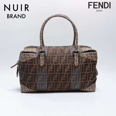 フェンディ FENDI ズッカ ショルダーバッグ ブラウン WS8590