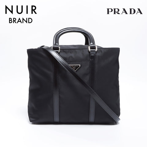 プラダ PRADA ナイロン 2way ハンドバッグ ブラック WS8593 – NUIR VINTAGE