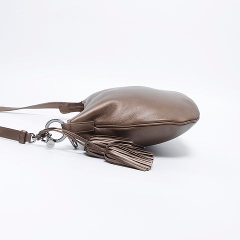 Loewe Anagram带有流苏，棕色肩带，WS8601