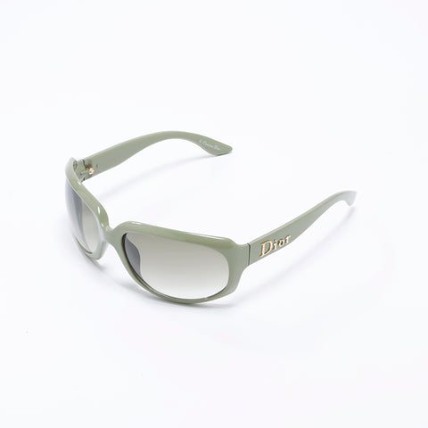 Christian Dior Gradient Lens Side Logo Sunglasses Green WS8611