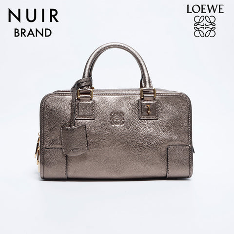 LOEWE Amazona 28 Shoulder Bag Gold WS8620