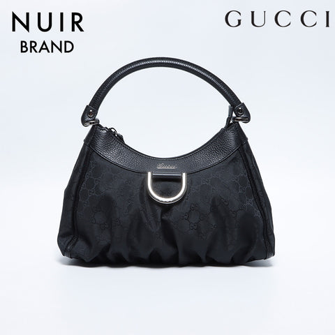Gucci GG Canvas Shoulder Bag Black WS8625