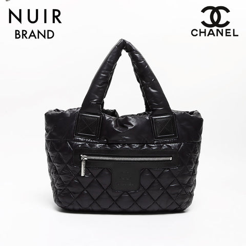 香奈儿香奈儿(Chanel Chanel)第20个单元可可茧尼龙PM手提袋黑色WS8630