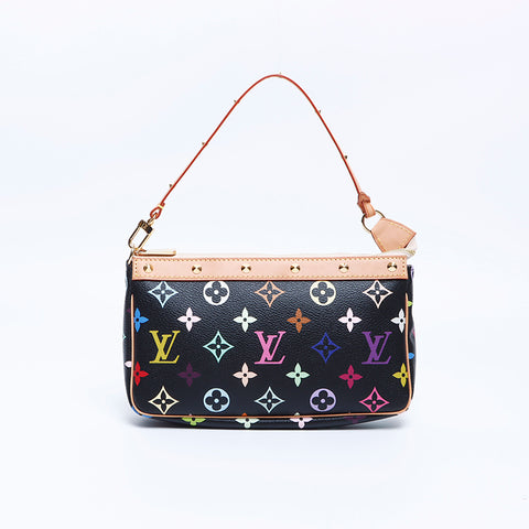 ルイ・ヴィトン LOUIS VUITTON ポシェット アクセソワール モノグラム ハンドバッグ マルチカラー WS8638