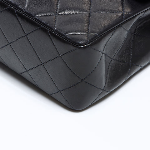 極美品 シャネル CHANEL 4番台 ミニマトラッセ ラムスキン ショルダーバッグ  ブラック WS8643