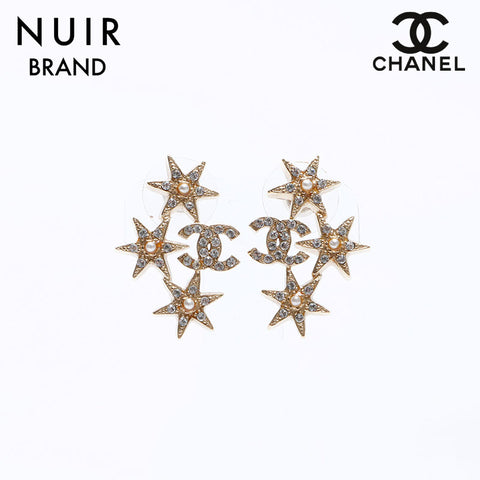 Chanel Chanel 15A星星可可马克·水铁矿耳环金金WS8651