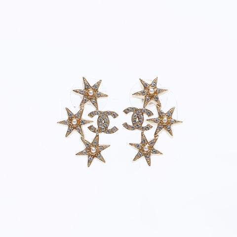 Chanel Chanel 15A星星可可马克·水铁矿耳环金金WS8651