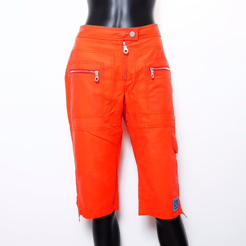 Chanel Sports Line Coco Mark Half Short Pants Orange WS8692