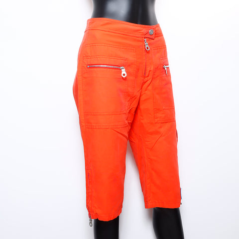 Chanel Sports Line Coco Mark Half Short Pants Orange WS8692