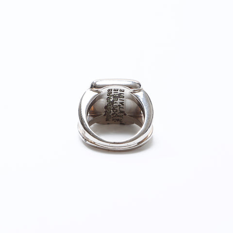 Hermes Hermes n ° 14 Corozo Ring Silver WS8700