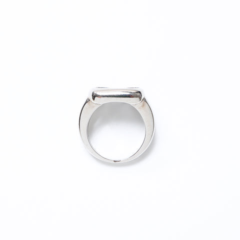 Hermes Hermes n ° 14 Corozo Ring Silver WS8700