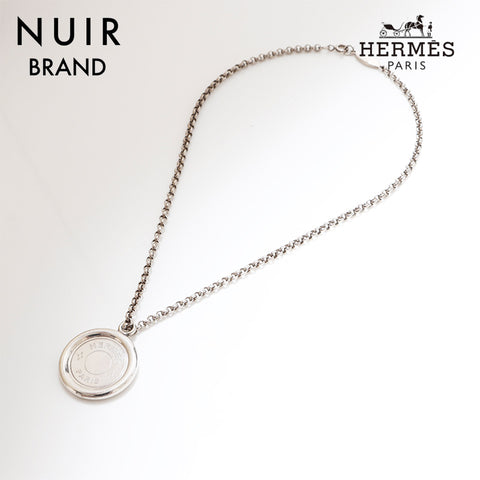 HERMES HERMES SERIE COIN项链Silver WS8703