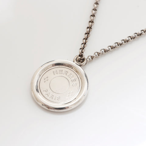 HERMES HERMES SERIE COIN项链Silver WS8703