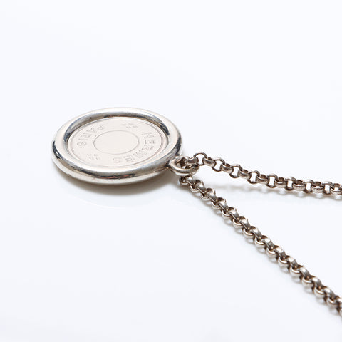 HERMES HERMES SERIE COIN项链Silver WS8703