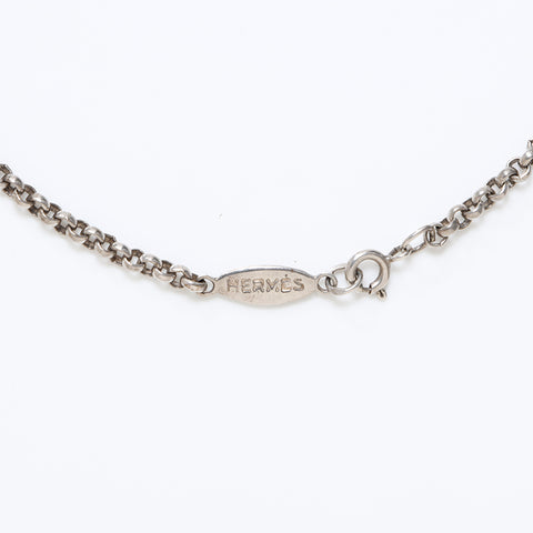 HERMES HERMES SERIE COIN项链Silver WS8703