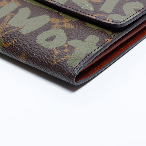 Louis Vuitton Louis Vuitton Th2061 Monet Monogram Graphic Long Portefeuille Brown WS8704