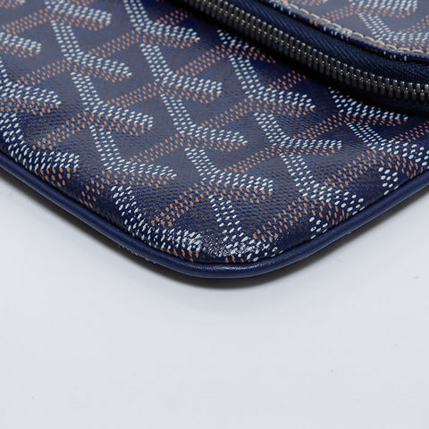 Goyard Suntory Marie Clutch Bag Navy WS8714