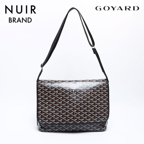 Goyard Capecian MM Messenger Shoulder Bag Black WS8717