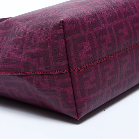 Fendi Zucca PVC手提袋紫色WS8718