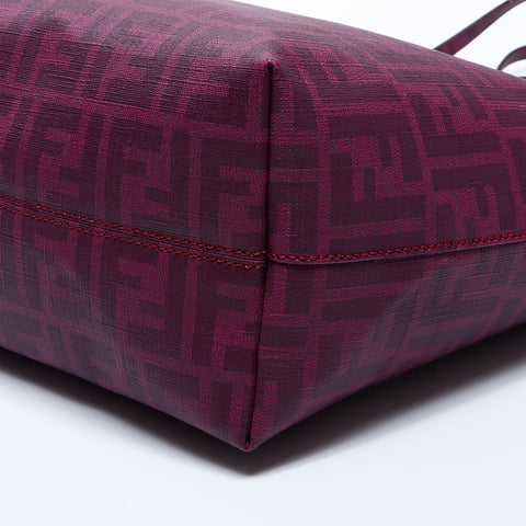 Fendi Zucca PVC手提袋紫色WS8718