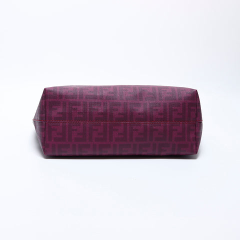 Fendi Zucca PVC手提袋紫色WS8718