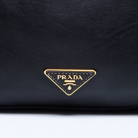 プラダ PRADA レザー ショルダーバッグ ブラック WS8719