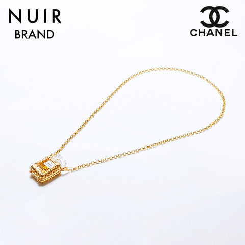 シャネル CHANEL 香水ケース N19 ネックレス ゴールド WS8725