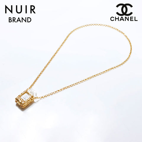 シャネル CHANEL 香水ケース N19 ネックレス ゴールド WS8727