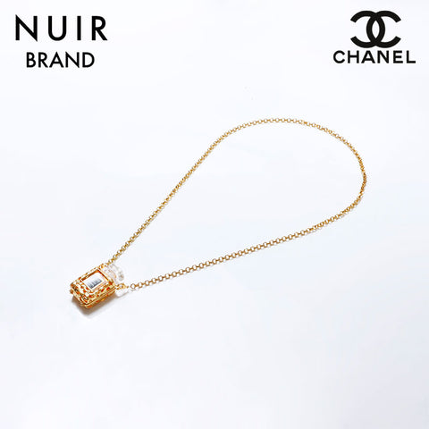 シャネル CHANEL 香水ケース COCO ネックレス ゴールド WS8728