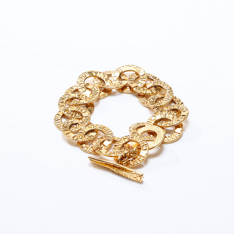 ✫*✫様 CHANEL シャネル　ヴィンテージ　ブレスレット CHANEL (シャネル) ヴィンテージ レザー チェーン ブレスレット