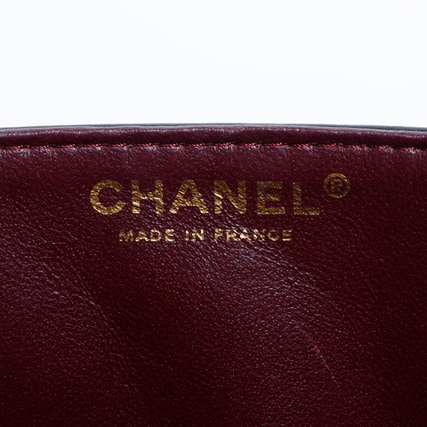 シャネル CHANEL 10番台 2.55 ダブルフラップ チェーン マトラッセ ショルダーバッグ ブラック WS8750