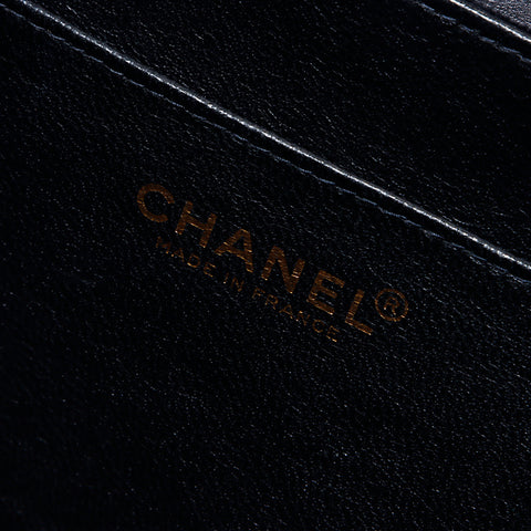 シャネル CHANEL 7番台 ベロア 2.55 チェーン ショルダーバッグ ブラック WS8752