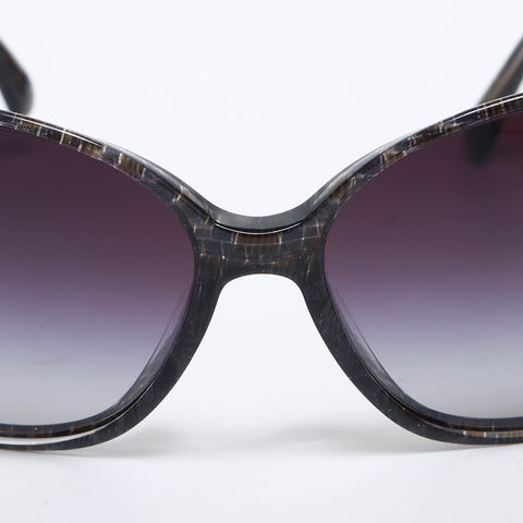 香奈儿可可标记丝带太阳镜棕色WS8758