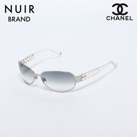 シャネル CHANEL ラインストーン透明 サングラス グレー WS8760 – NUIR VINTAGE