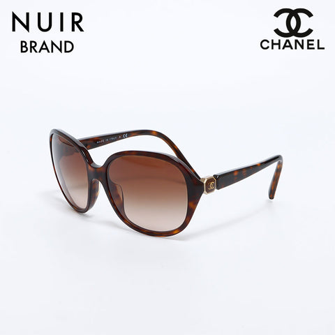 香奈儿可可马克·太阳镜棕色WS8761