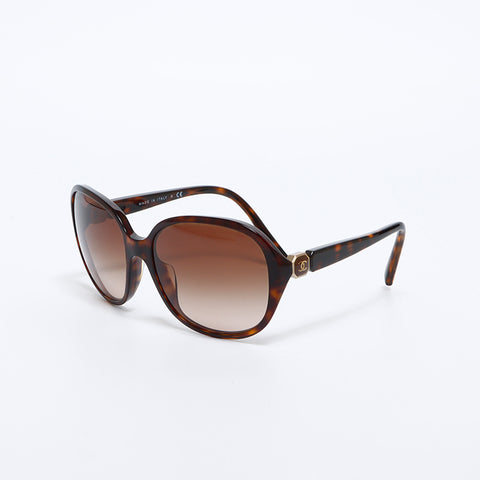 香奈儿可可马克·太阳镜棕色WS8761