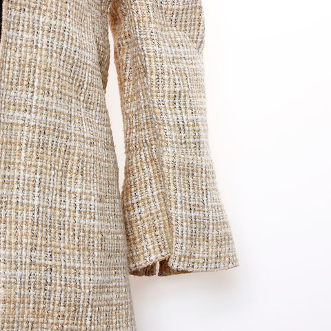 Chanel Linen Cotton 03P Size: 34 Jacket Beige WS8770