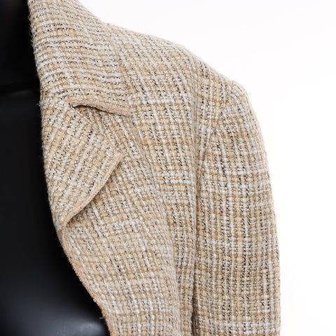 Chanel Linen Cotton 03P Size: 34 Jacket Beige WS8770
