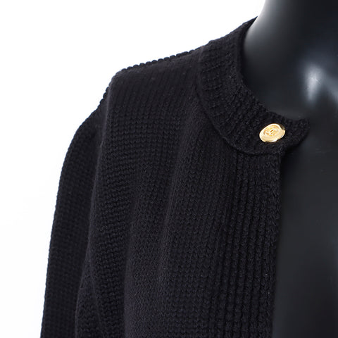 シャネル CHANEL カーディガン ウール 99A サイズ:42 ブラック シャネル CHANEL ウール 99A サイズ:42 カーディガン ブラック