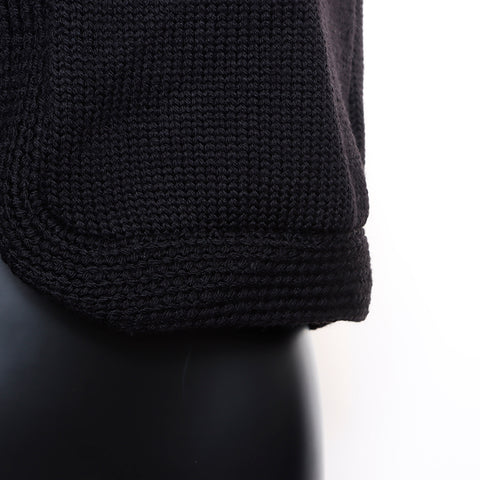 Chanel Wool 99A Size: 42 Cardigan Black WS8771