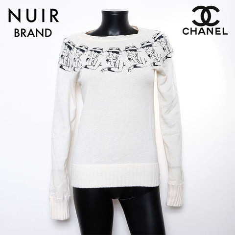 シャネル CHANEL カシミヤ サイズ:36 セーター ベージュ WS8772