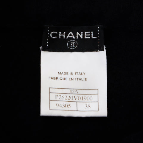 シャネル CHANEL カシミヤ 05A サイズ:38 タンクトップ ブラック WS8773