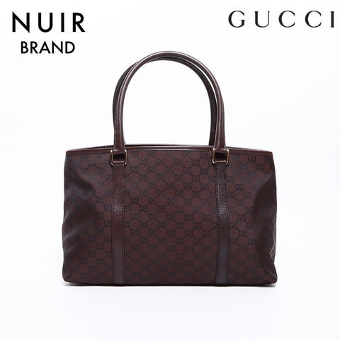 グッチ GUCCI GG キャンバス トートバッグ ブラウン WS8786