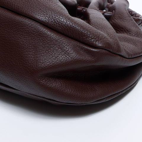 ボッテガヴェネタ BOTTEGAVENETA レザー ハンドバッグ ブラウン WS8796